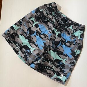 O’Rageous Swim Trunks Youth kids Shark print Size XS
